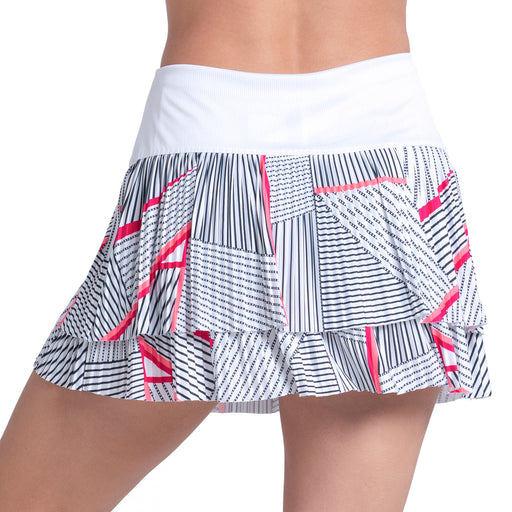 Lucky In Love Geo Glow Pleated Womens Tennis Skirt