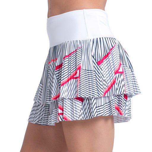 Lucky In Love Geo Glow Pleated Womens Tennis Skirt
