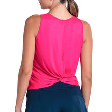 Load image into Gallery viewer, Lucky in Love Twist Back Womens Ribbed Tennis Tank
 - 2