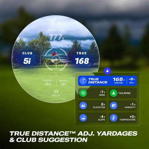 Blue Tees Captain Air Golf Rangefinder