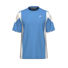 Load image into Gallery viewer, Head Slice Boys Tennis T-Shirt - Airforce Bl/Wht/L
 - 1