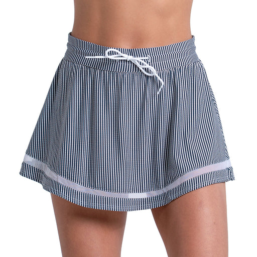 Lucky In Love HW Seersucker Womens Tennis Skirt - Midnight/L