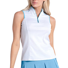 Load image into Gallery viewer, Lucky In Love Uptown Dots Sleeveless Womens Golf P - White/L
 - 1