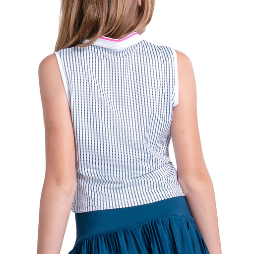 Lucky In Love Glow Point Girl Sleeveless Golf Polo