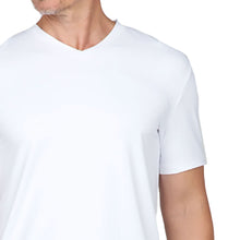 Load image into Gallery viewer, Ibkul Solid Short Sleeve V Neck Mens Tennis Shirt
 - 9