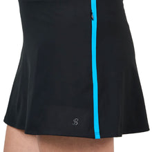 Load image into Gallery viewer, Sofibella Electric Blue 16In BLK Womens Golf Skort
 - 3