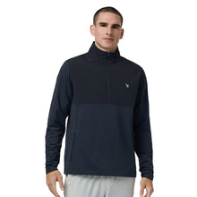 Load image into Gallery viewer, Vuori Sunday Element Mens Half-Zip Polo - Ink Heather/XL
 - 7