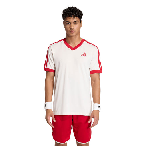 Adidas Heritage Mens Tennis Shirt - Chalk White/L