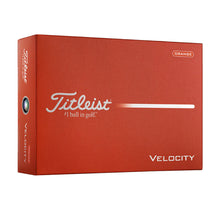 Load image into Gallery viewer, Titleist Velocity Golf Balls - Dozen 2026 - Orange/Dbl Digit #
 - 1