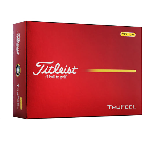 Titleist TruFeel Golf Balls - Dozen 2026 - Yellow/None
