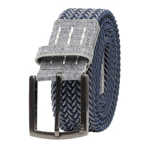 Load image into Gallery viewer, TravisMathew Pueblo 2.0 Strech Wvn Mens Golf Belt - Hthr Gry Pnstrp/XL
 - 1