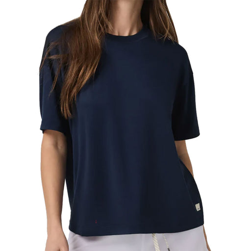 Vuori Energy Long Womens Tee - Blue Coast/L