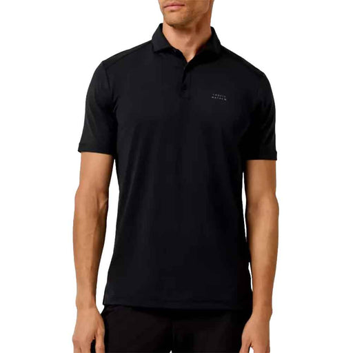 TravisMathew The Heater Active Mens Golf Polo - Black/XXL