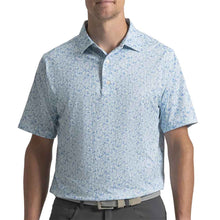 Load image into Gallery viewer, FootJoy Meadow Print Lisle Mens Golf Polo - Bl Rf/Sea Gl/Dp/XL
 - 1