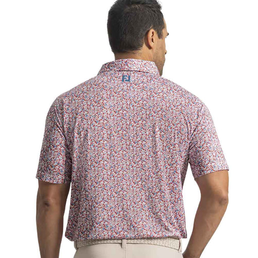 FootJoy Meadow Print Lisle Mens Golf Polo