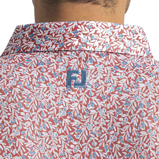FootJoy Meadow Print Lisle Mens Golf Polo