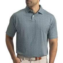 Load image into Gallery viewer, FootJoy Floral Mark Lisle Mens Golf Polo - Navy/Green/Wht/XXL
 - 7