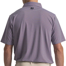 Load image into Gallery viewer, FootJoy Horizon Stripe Lisle Mens Golf Polo
 - 2