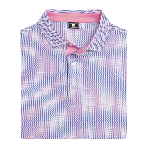 FootJoy Wave Print Lisle Mens Golf Polo