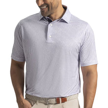 Load image into Gallery viewer, FootJoy Speckle Print Lisle Mens Golf Polo - Dusty Violet/Wt/XXL
 - 1