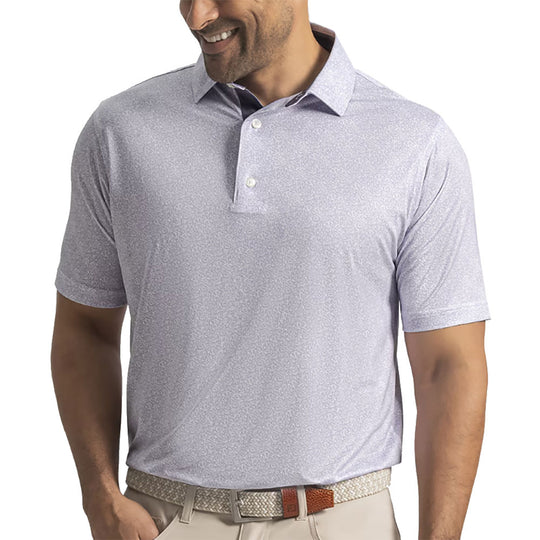 FootJoy Speckle Print Lisle Mens Golf Polo