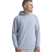 Load image into Gallery viewer, FootJoy Textured Jacquar Pullover Mens Golf Hoodie - Chambray/XL
 - 4
