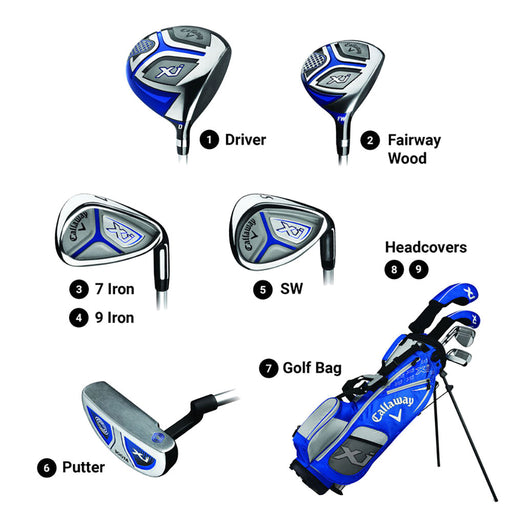Callaway XJ2 6 Piece Junior Complete Golf Set