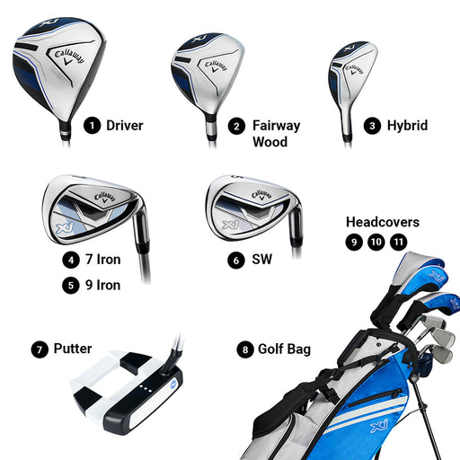 Callaway XJ3 7 Piece Junior Complete Golf Set