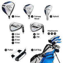 Load image into Gallery viewer, Callaway XT 10 Piece Junior Complete Golf Set
 - 2