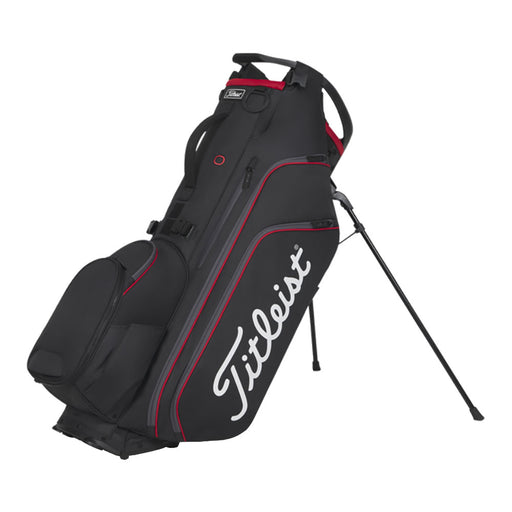 Titleist Hybrid 14 Stand Golf Bag 2026 - Black/Black/Red