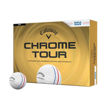 Load image into Gallery viewer, Callaway Chrome Tour Triple Trk Golf Balls - Dozen - White
 - 1