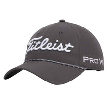 Load image into Gallery viewer, Titleist Tour Breezer Mens Golf Hat - Charcoal/White
 - 4