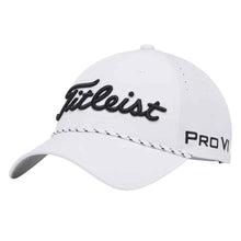 Load image into Gallery viewer, Titleist Tour Breezer Mens Golf Hat - White/Black
 - 6