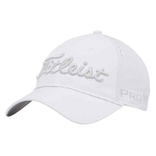 Load image into Gallery viewer, Titleist Tour Breezer Mens Golf Hat - White/Marble
 - 9