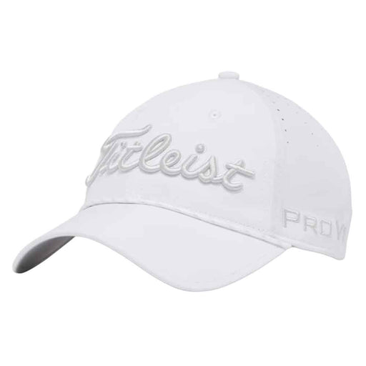 Titleist Tour Breezer Mens Golf Hat - White/Marble
