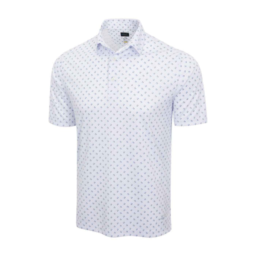 Greg Norman ML75 Microlux Fore Mens Golf Polo - White/XL