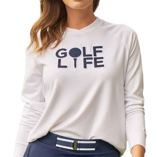 Greg Norman Golf Life Layering Womens Pullover - White/L