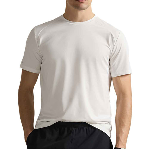 RLX Ralph Lauren Airflow Peach Mens Tennis Shirt - Ceramic White/XL