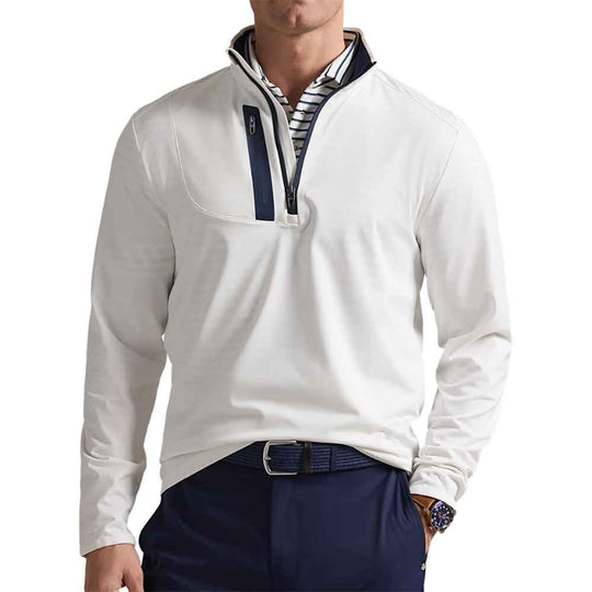 RLX Polo Golf Luxury Performance Driver Quarter Zip Mens Golf Pullover