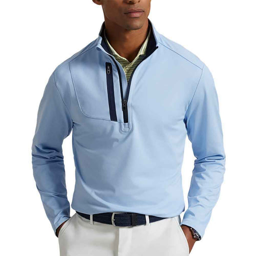 RLX Polo Golf Lux Perform Driver QZ Mens Golf Pull - Office Blue/XL