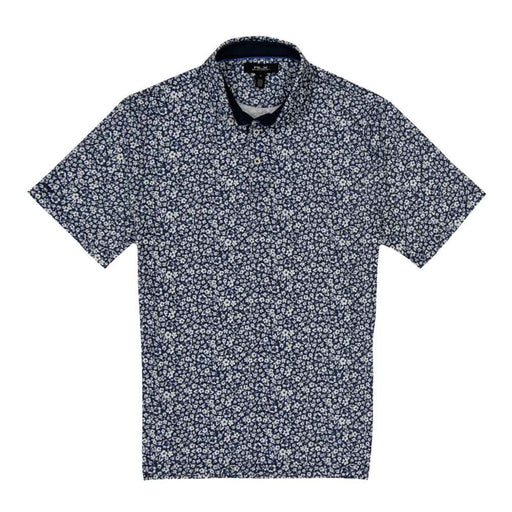 RLX Ralph Lauren LTWT Airflo Jersey SS M Golf Polo - Nvy Ditsy Hibis/XL