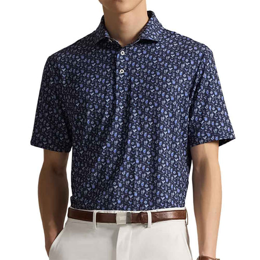 RLX Ralph Lauren LTWT Air Novelty RLX Mn Golf Polo - Ny Chinchin Rlx/XXL