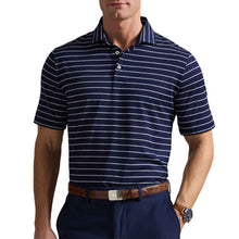 Load image into Gallery viewer, RLX Ralph Lauren Yarn-Dyed Tour Piq Mn Golf Polo - Refin Nvy Multi/XL
 - 4