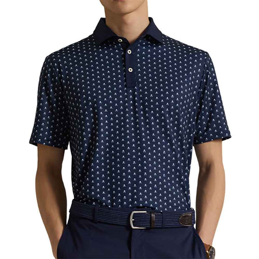 RLX Ralph Lauren LTWT Air Skull Clubs Mn Golf Polo - Ny Skull Clubs/XL