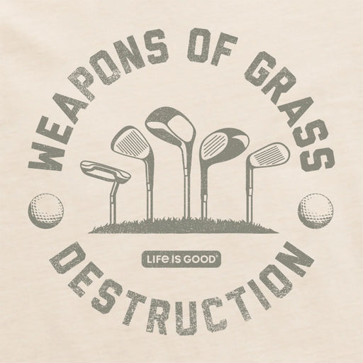 Life Is Good Weapons Grass Crusher SS Mens T-Shirt