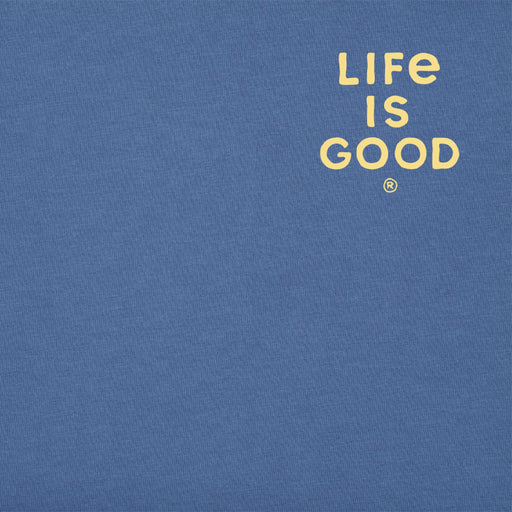 Life Is Good Tennis Court Beach SS Mens T-Shirt