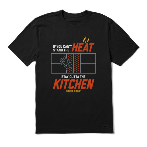 Life Is Good Stay Outta PB Kitchen SS Mens T-Shirt - Faded Black/XXL
