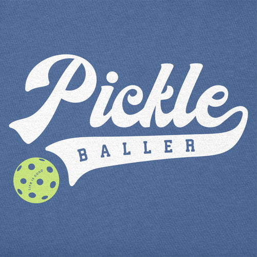 Life Is Good Stay Pickle Baller Shortsleeve Crusher Mens T-Shirt - 2