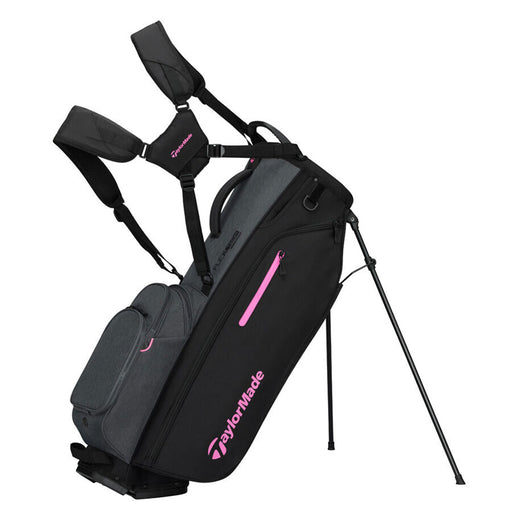 TaylorMade FlexTech Crossover Golf Stand Bag 2026 - Grey/Black/Pink