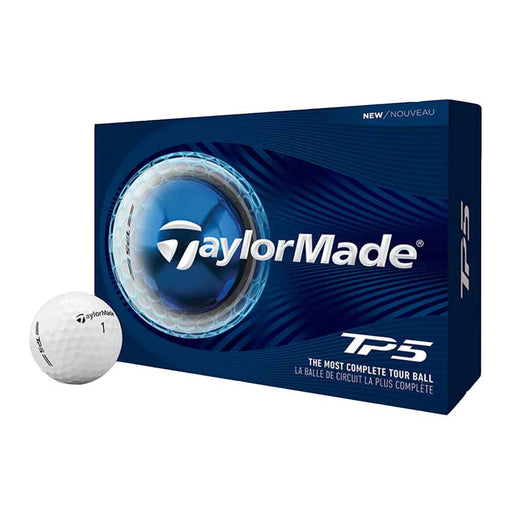 TaylorMade TP5 Golf Balls - Dozen 2026 - White